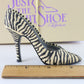 Just The Right Shoe Serengeti Zebra Stripe Raine Willitts Resin Shoe 25025