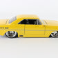 1967 Chevy Nova SS Big Time Muscle Yellow Jada Toys 1:24 90215 Model Car