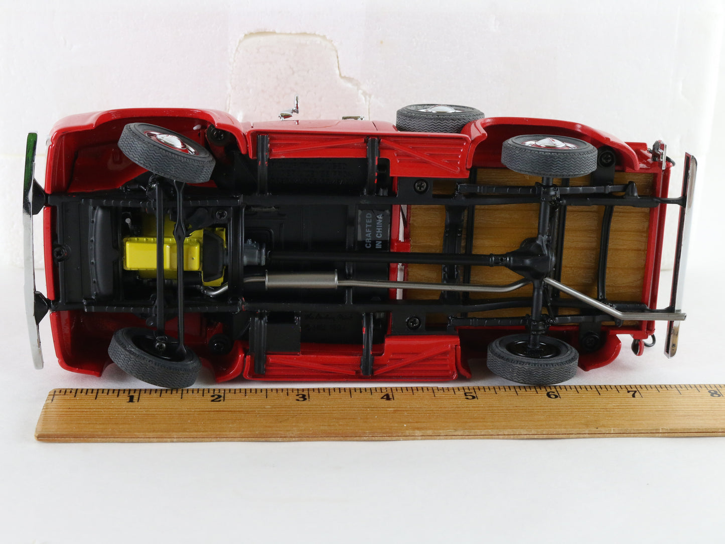 1956 Ford F-100 Pickup Truck Red Danbury Mint 1:24 Diecast Model Car