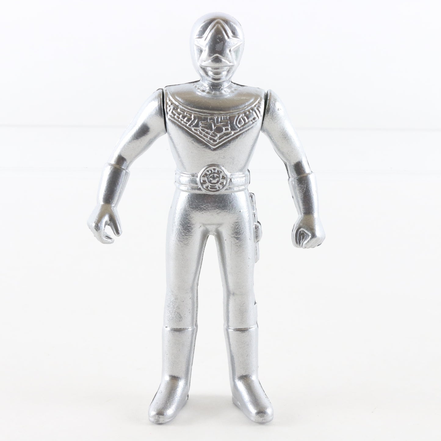 Vintage Japanese Robot Spaceman Toy Plastic Action  4.5"