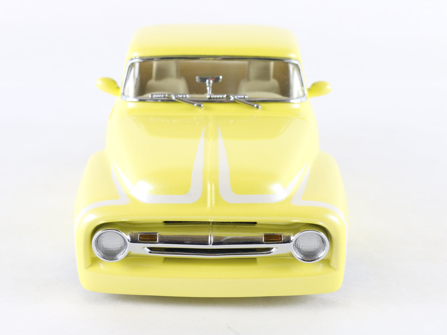 1956 Ford F-100 Street Machine Pickup Truck Yellow Danbury Mint 1:24 Model Car