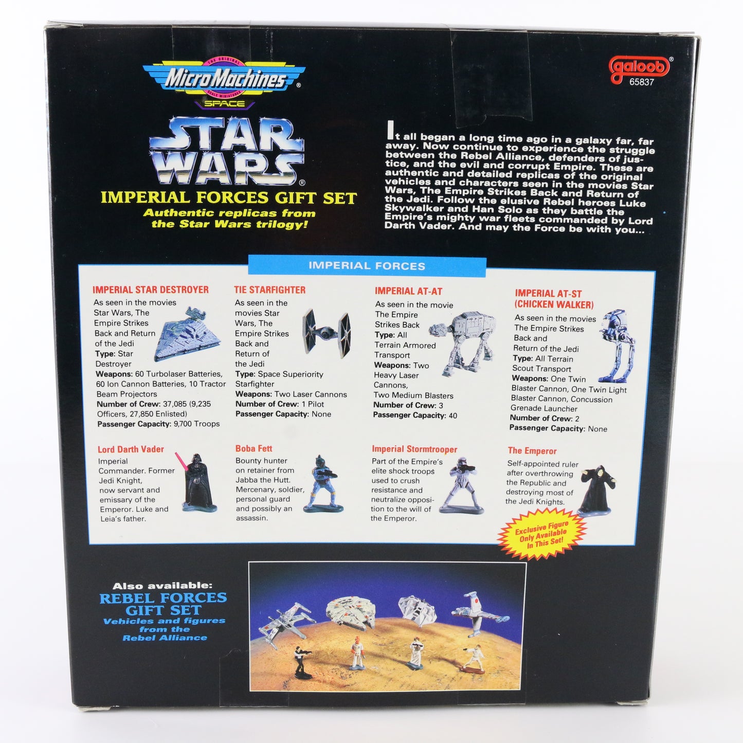 Micro Machines Space Star Wars Imperial Forces Gift Set Galoob 65837