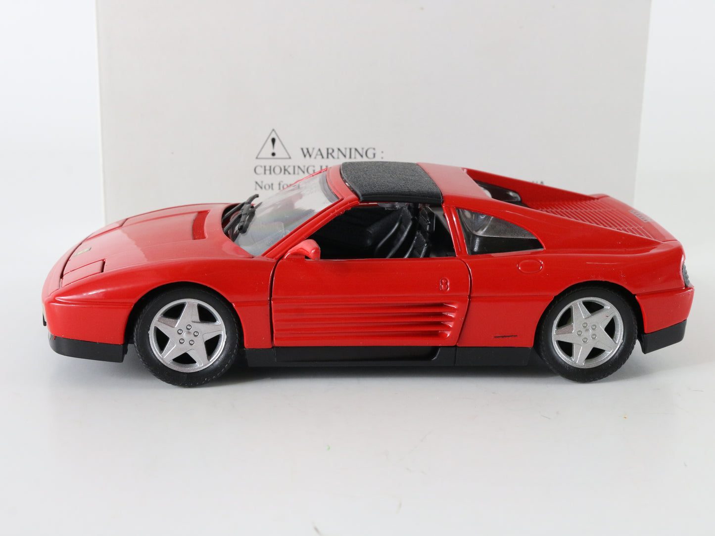 Ferrari 348ts Red Model Car Welly 1:24 9373 W/ BOX