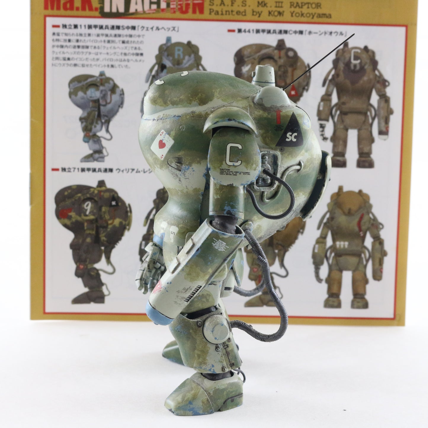 Ma.k. Krieger Raptor SAFS Super Armored MkIII Wave 1:20 Built Painted Maschinen