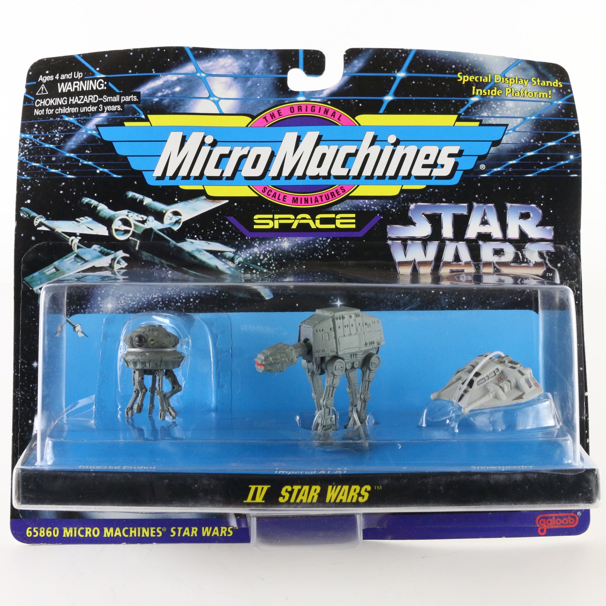 Micro Machines Star Wars AT-AT, Snowspeeder, Probot Galoob