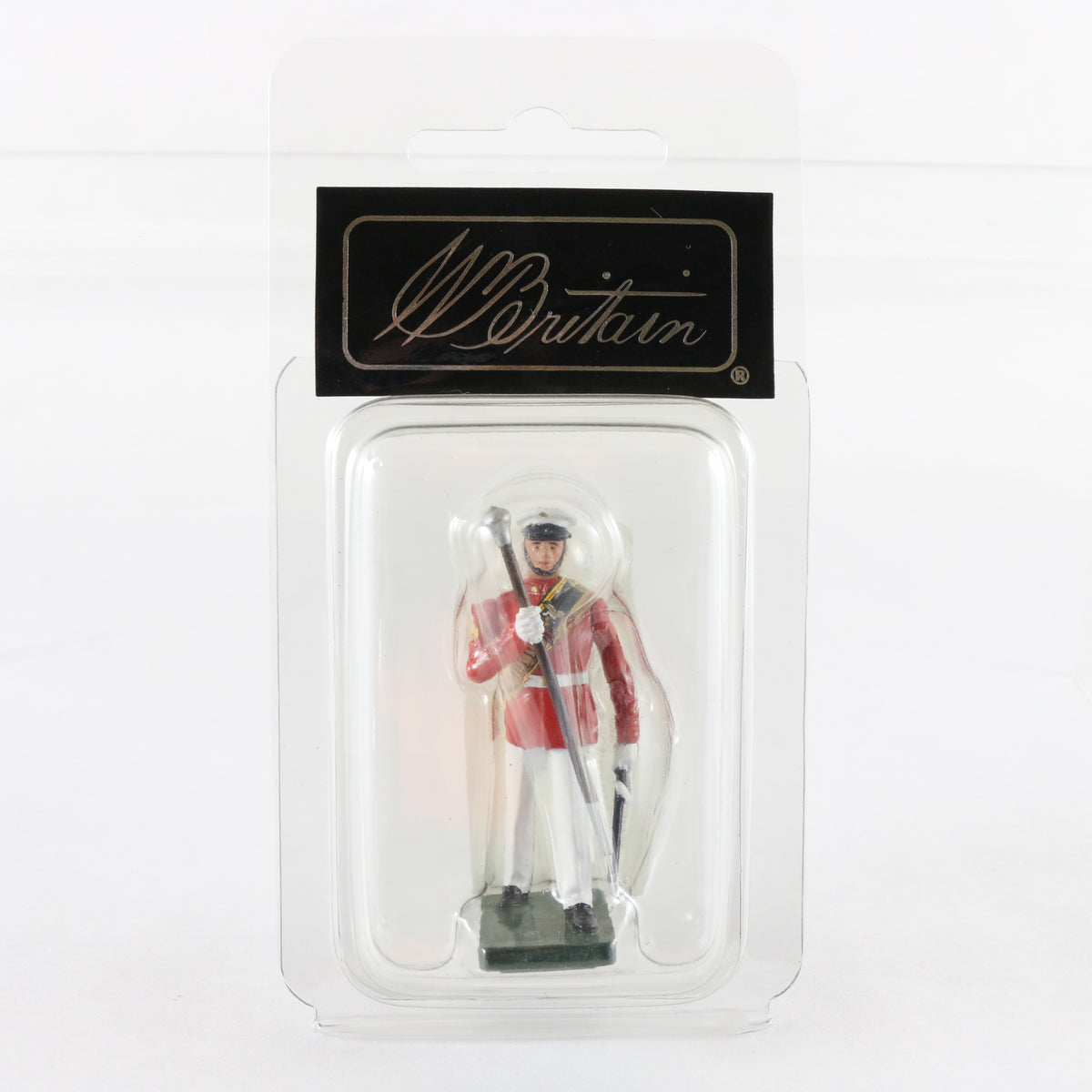 US Marine Corps Drum Major Red Coat Soldier Britains 1:32 48507 Metal Figure