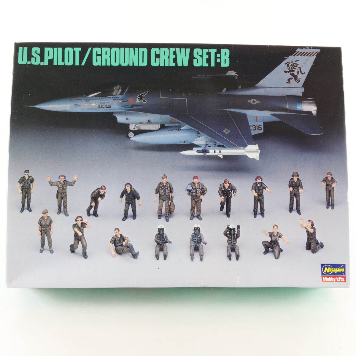 US Pilot Ground Crew Set B Aircraft In Action Series Hasegawa 1:48 36005 Figures