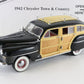 1942 Chrysler Town & Country Black Wood Panel Danbury Mint 1:24 Diecast 
