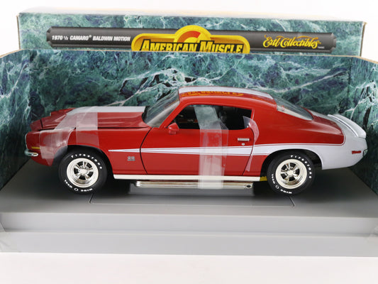 1970 1/2 Chevy Camaro Baldwin Motion Red White American Muscle ERTL 1:18 7129