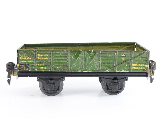 Deutsche Reichsbahn 1761/0 Open Wagon Gondola Marklin O Train German prewar freight gondola collectible