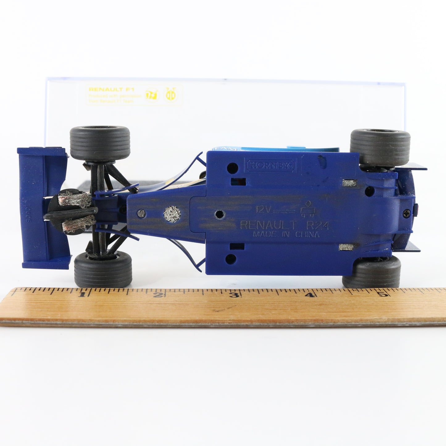 Renault T R24 #8 Team Spirit Blue & Yellow Hornby Scalextric 1:32 Slot Car