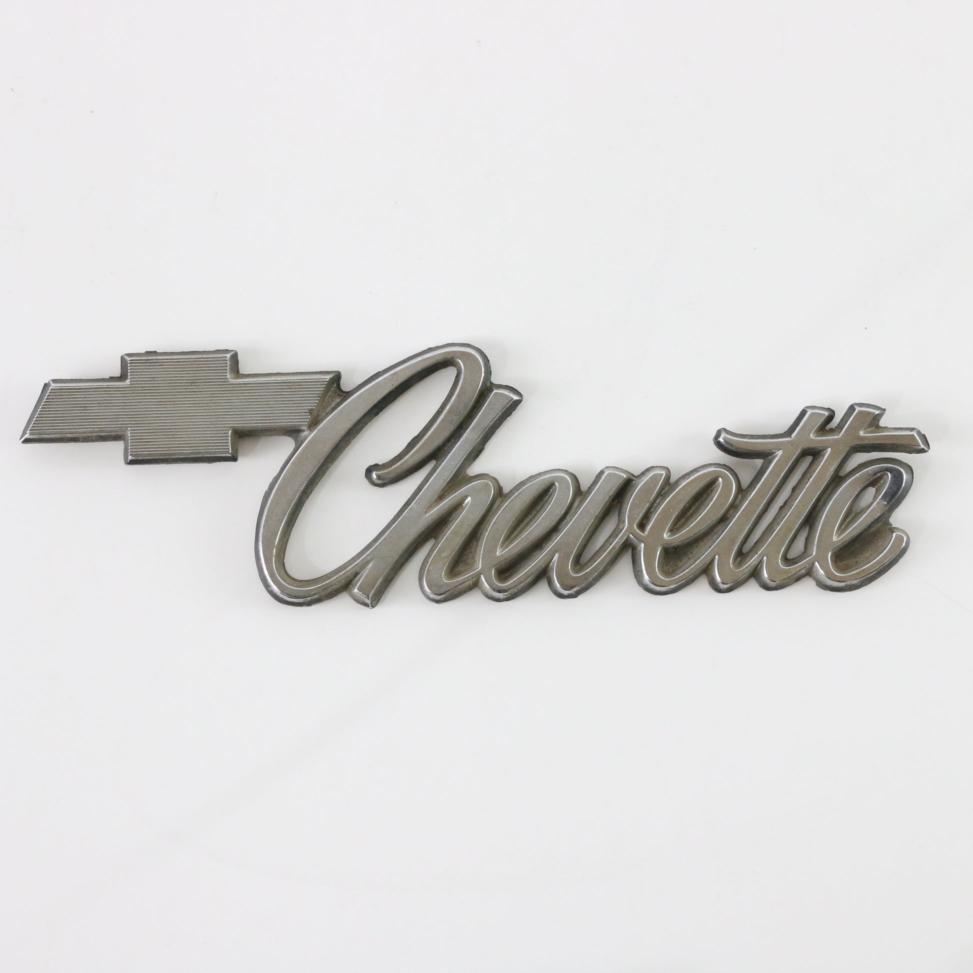 Vintage 1960s Chevrolet Chevette Metal Bowtie Grille Emblem