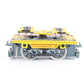 Vintage Union Pacific UP Yellow Tipping Dump Tin Litho Flat Car Japan 4.25" novelty UP dumping freight car