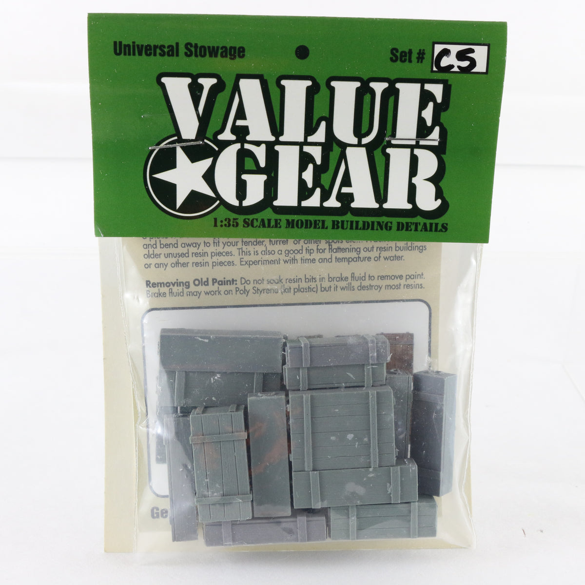 Wooden Crates Set #5 Stowage Military Accessories Value Gear 1:35 WC5 Resin