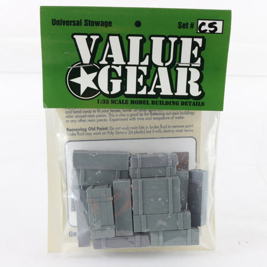 Wooden Crates Set #5 Stowage Military Accessories Value Gear 1:35 WC5 Resin
