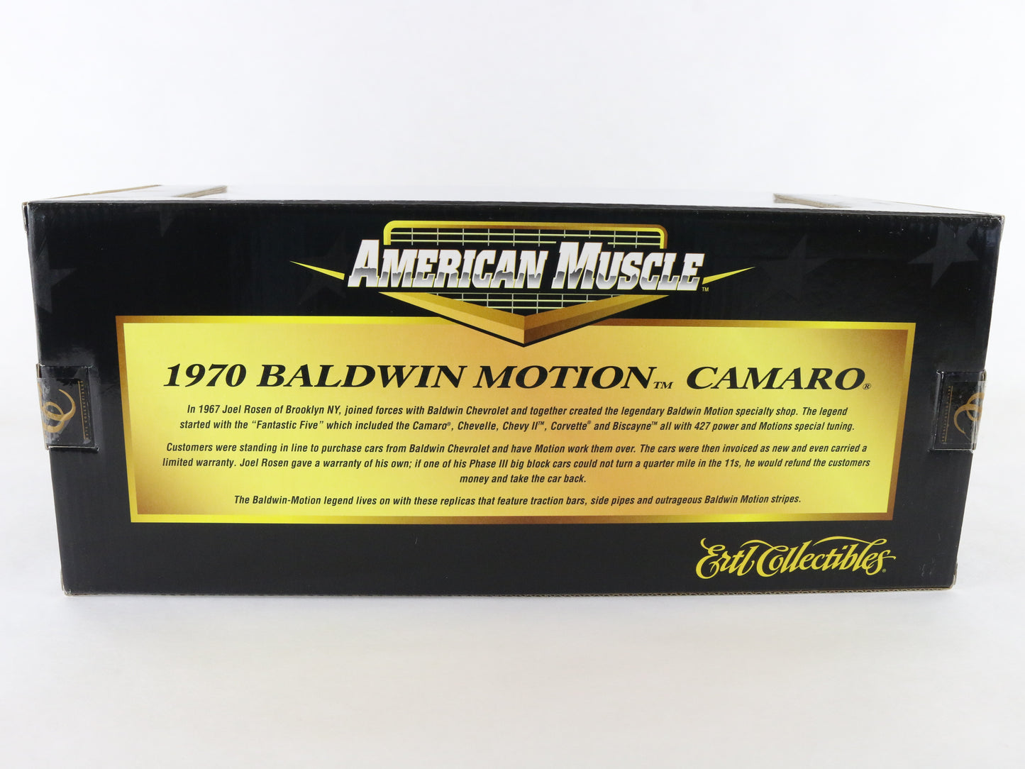 1970 Chevy Camaro Baldwin Motion American Muscle 1:18 SERIALIZED HOBBY of 2500