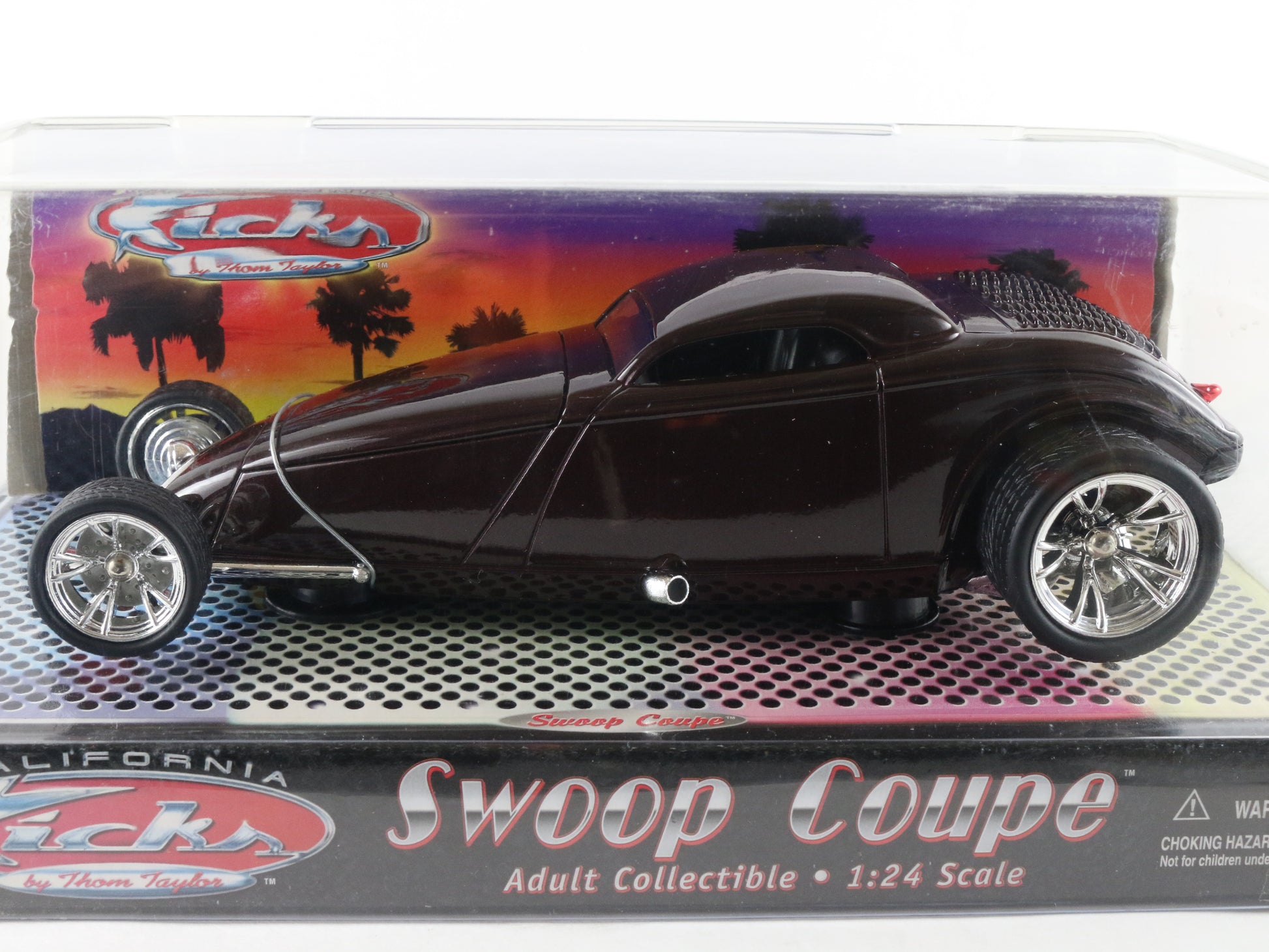 Swoop Coupe Purple Kalifornia Kicks 1:24 Diecast Model Car 92108
