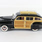 1942 Chrysler Town & Country Black Wood Panel Danbury Mint 1:24 Diecast Car