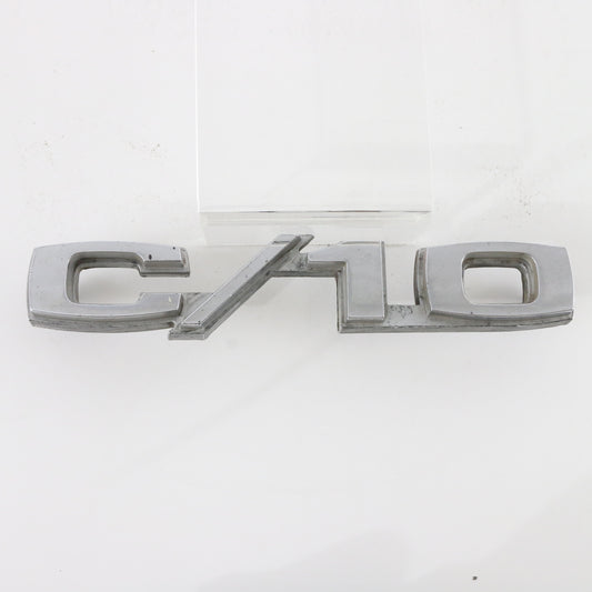 Vintage Chevrolet Chevy C/10 Truck Metal Fender Emblem