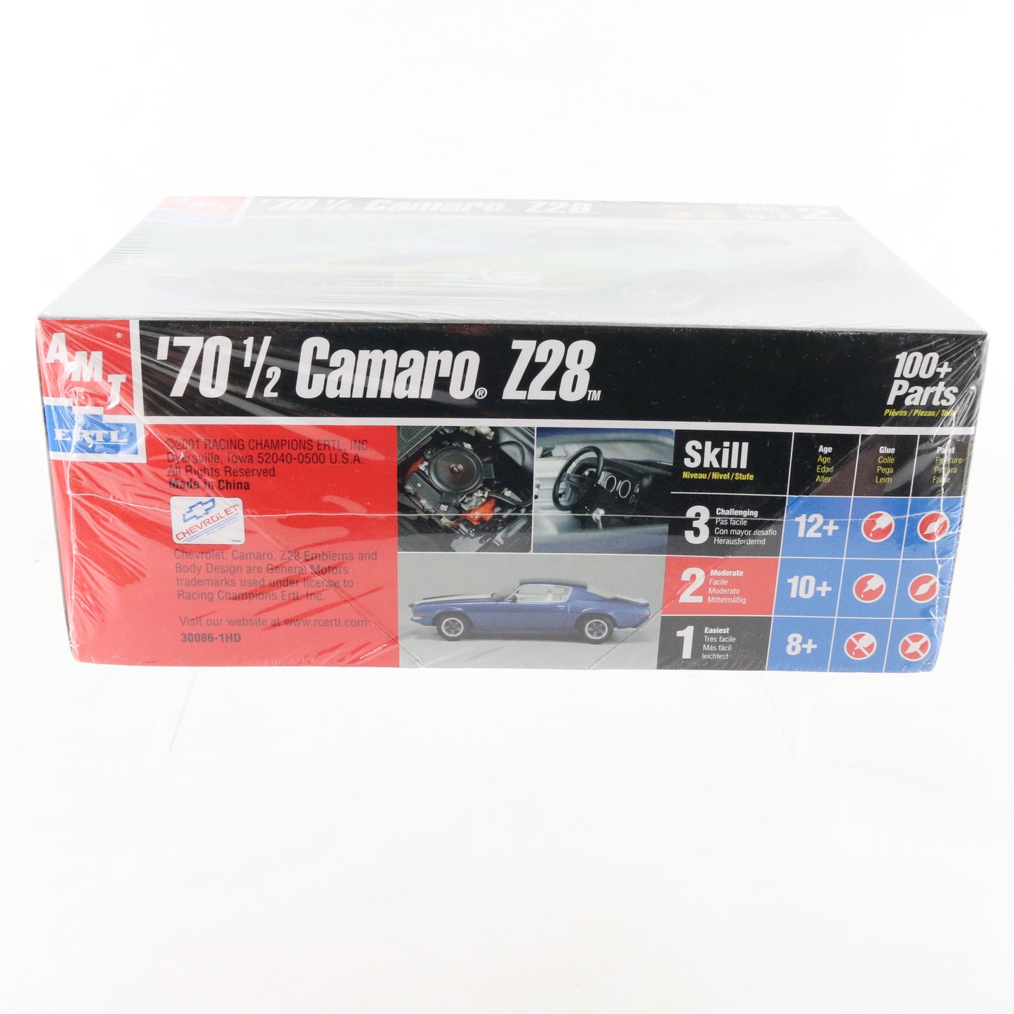 1970 1/2 Chevy Camaro Z28 AMT ERTL 1:25 Model Car Kit 30086