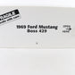 1969 Ford Mustang Boss 429 Black Danbury Mint 1:24 Diecast Model Car