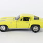 Corvette Stingray Yellow Ertl 1:24 Metal Model Car 1172w