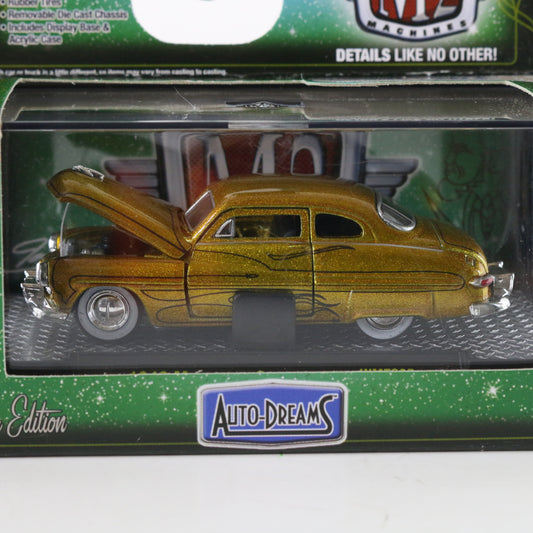 1949 Mercury Custom Gold M2 Machines Model Car 1:64