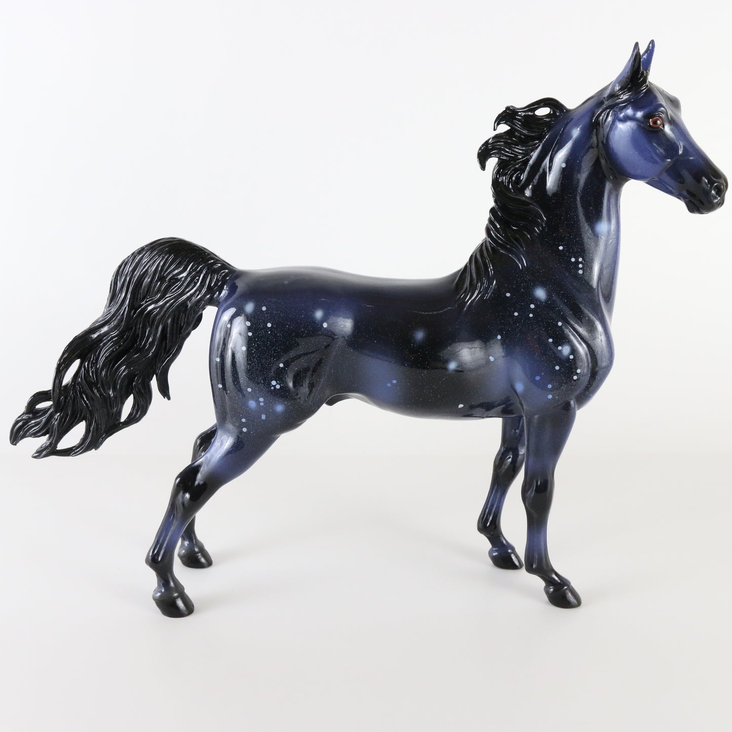 Breyer Odyssey American Saddlebred Stallion Equitana USA Blue Black Horse