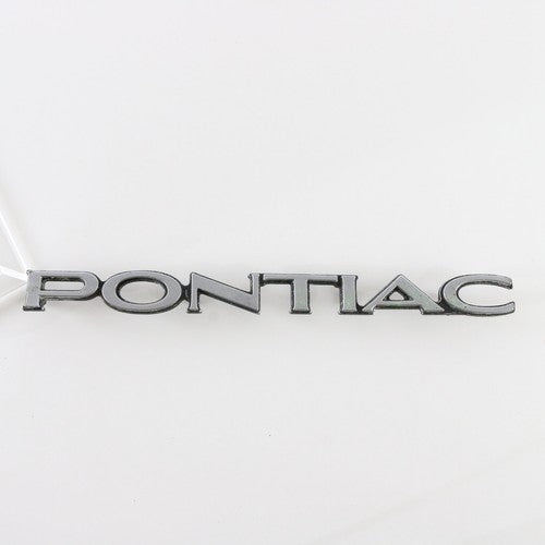  1970s? Pontiac Metal Grille Nameplate Emblem Badge 7.5"