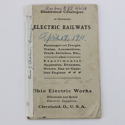 Ohio Electric Works electric railways catalog 1911