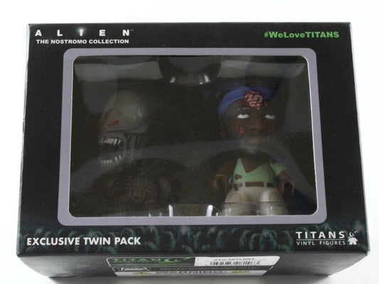 Titans Alien Nostromo Collection Twin Pk Xenomorph & Bloody Parker 3��� Figures