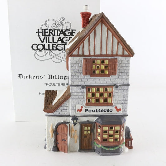 Dept 56 Dickens Heritage Village Poulterer Christmas Building 5926-9