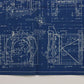 Santa Fe Trailer Truck Box Motive Power Train Blueprint 122 96 June 3 1936 28.5"