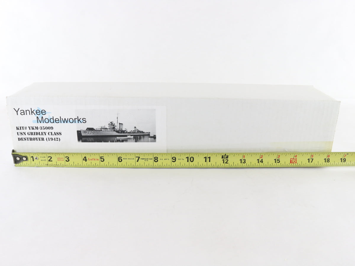 Destroyer 1942 USN Gridley Class Yankee Model Works 1:350 YKM-35009 Resin Kit