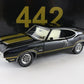 1970 Oldsmobile 442 ACME 1:18 Diecast Black & Gold Model Car 15342 LE of 350