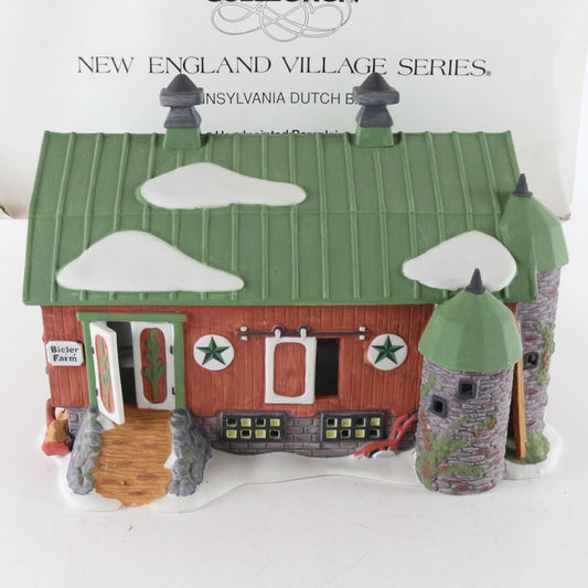 Dept 56 New England Village Pennsylvania Dutch Barn Heritage Christmas 5648-0