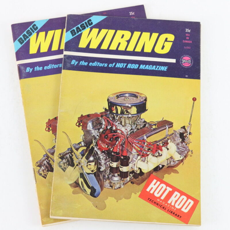 Lot Of 2 Basic Wiring Spotlite Books 552 Vintage Hot Rod Magazines 1964