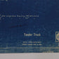 Santa Fe Tender Truck Motive Power Train Blueprint 51-a 272 May 21 1936 41.5"