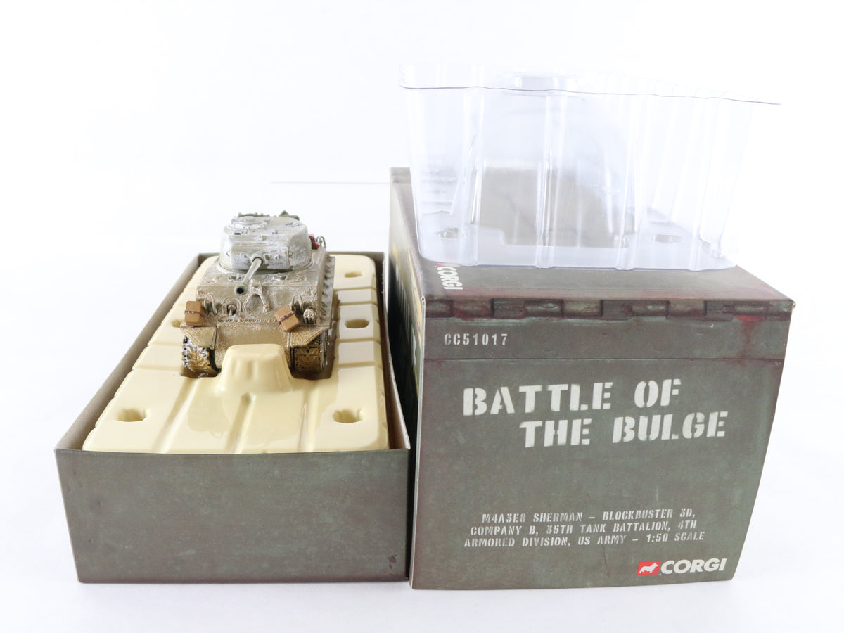 M4A3E8 Sherman 35th Tank Battalion US Army WW2 Corgi 1:50 CC51017 Model