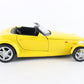Plymouth Prowler Convertible Yellow Maisto 1:24 Diecast Model Car