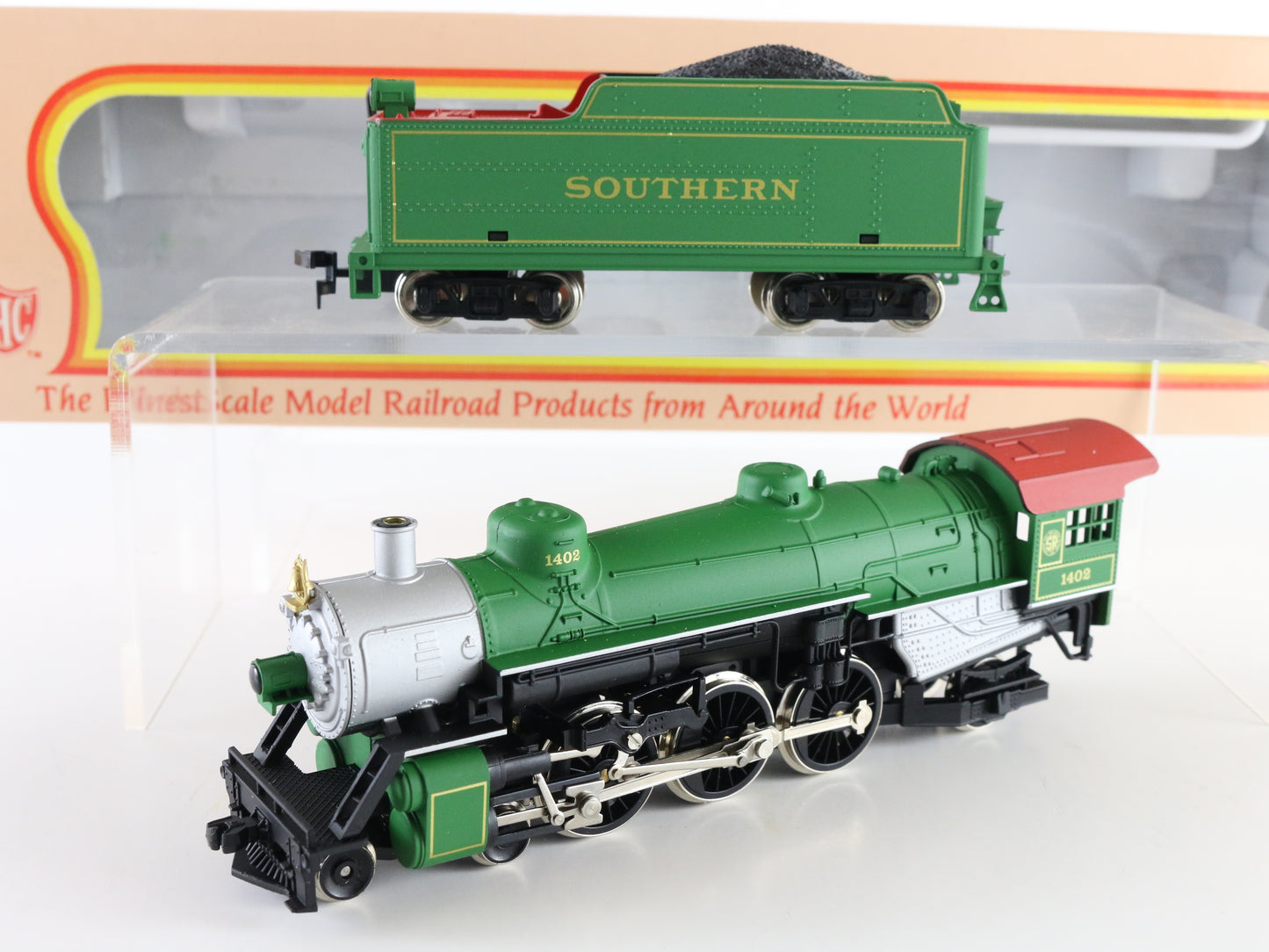 Rivarossi HO Southern 1402 Green 4-6-2 Steam Locomotive