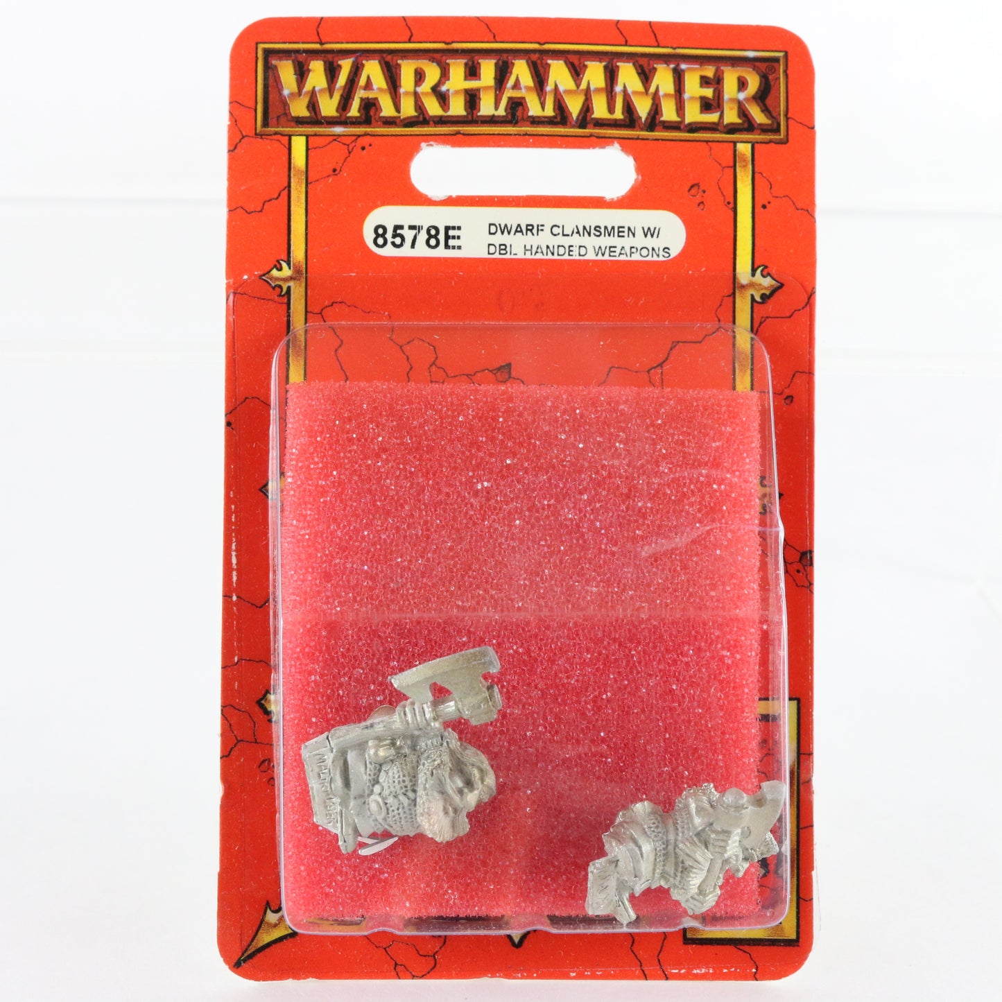 Dwarf Dragon Slayer Citadel Warhammer 902001 White Painted 1.5"