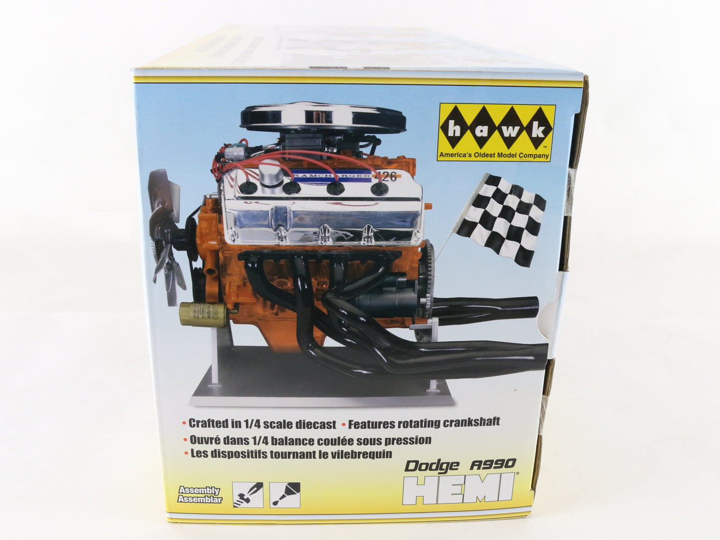 Dodge A990 Hemi Race Engine Hawk 1/4 Diecast Model Motor 11055 Sealed