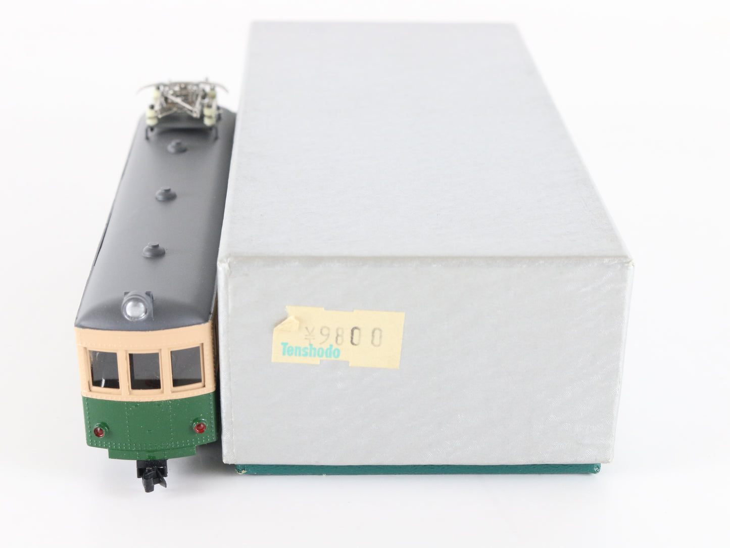 Coral Ueda Kotsu Moha Japan N Painted Brass Trolly Car W/ Pantograph