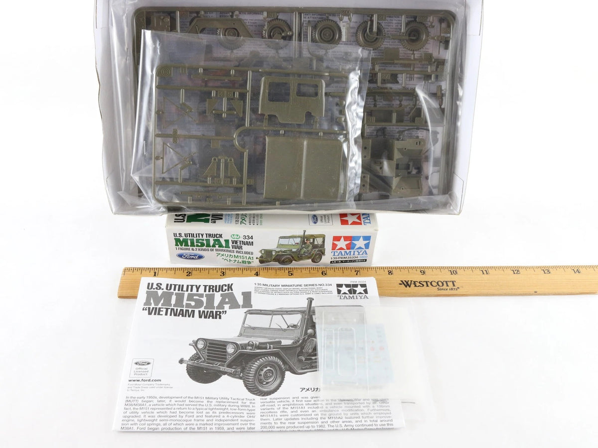 M151A1 US Utility Truck Vietnam War Ford Tamiya 1:35 35334 1800 Military Kit