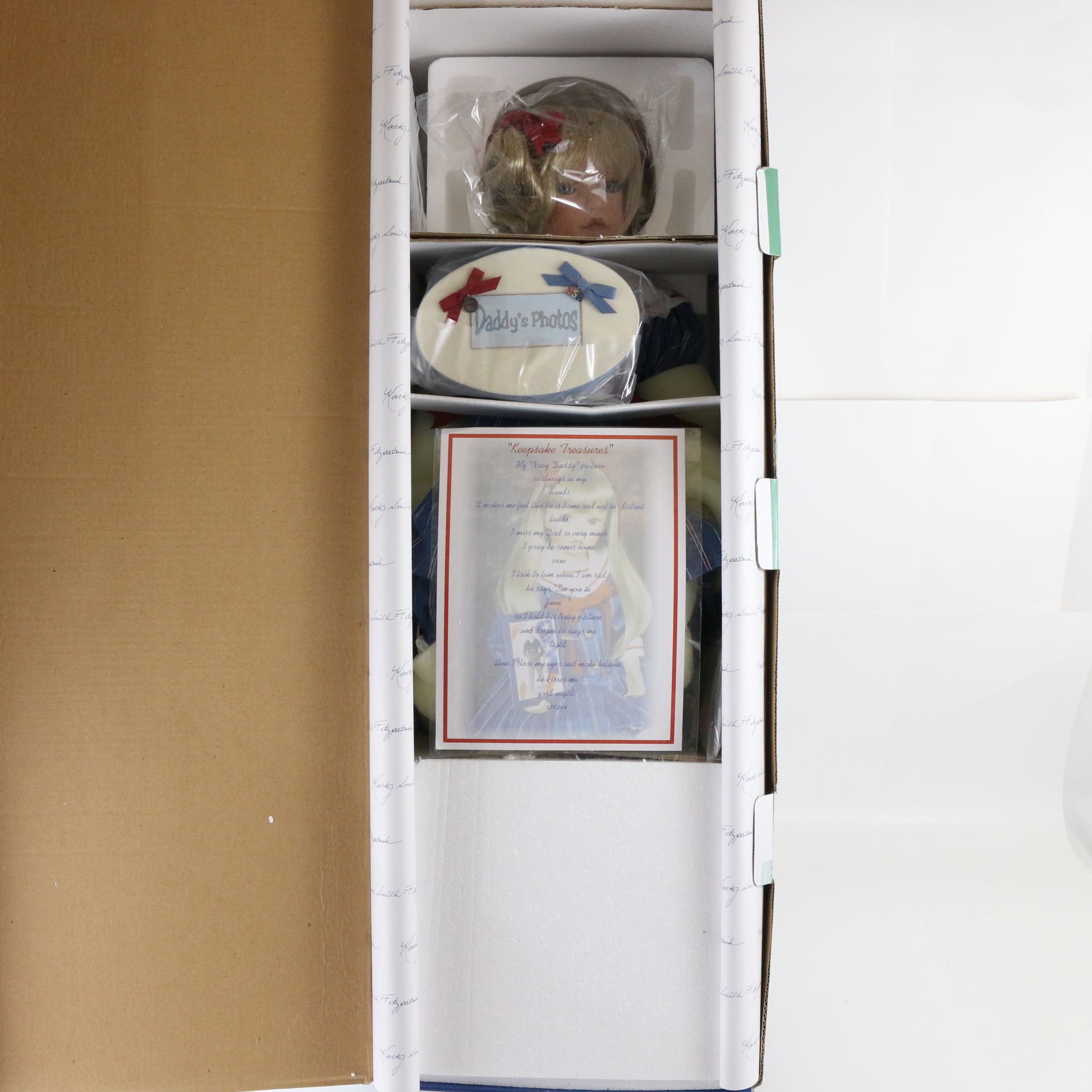 Keepsake Treasures Navy Daddy K Fitzpatrick Masterpiece 23.5" Porcelain 76/300