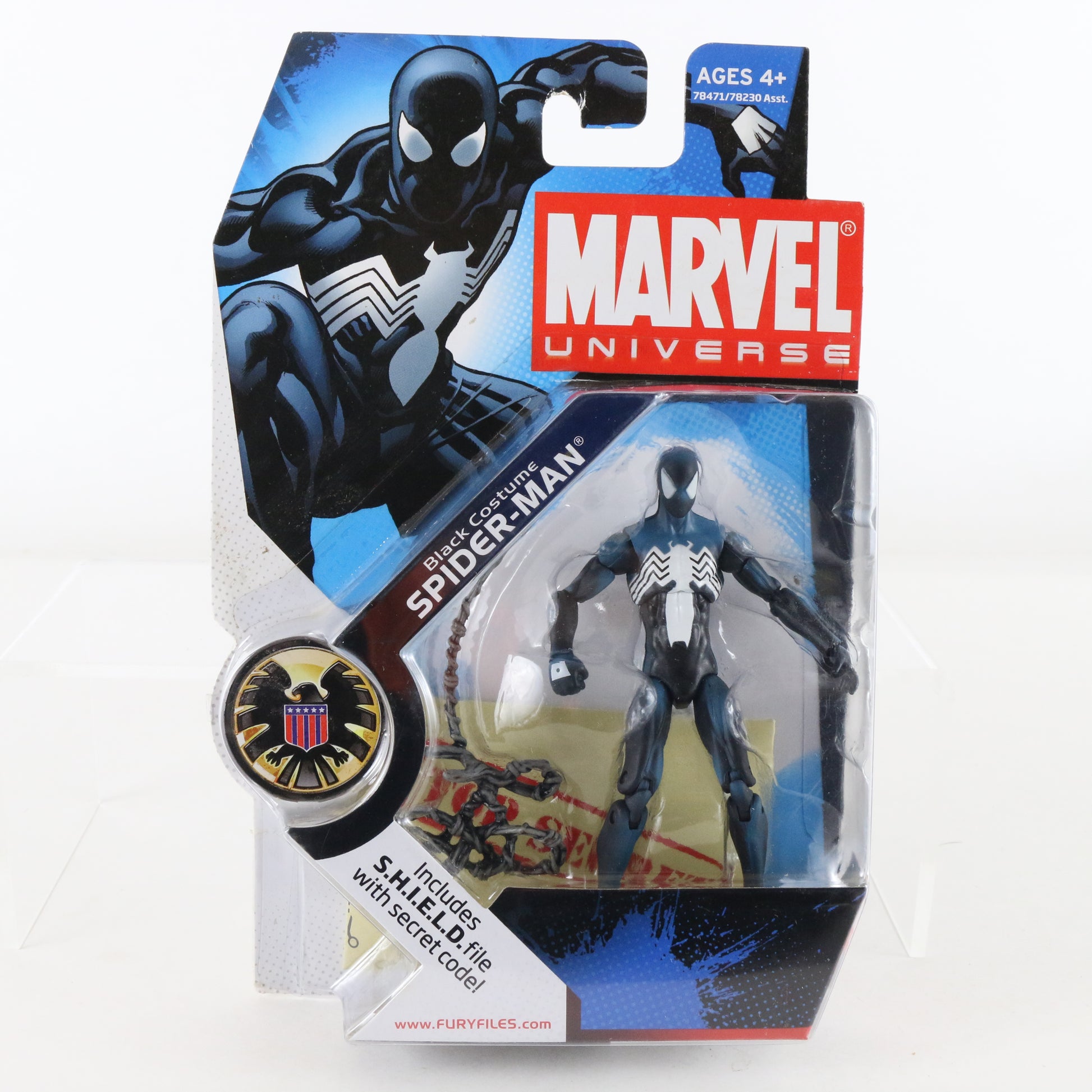Marvel Universe 018 Black Costume Spider-Man 3.75" Action Figure Hasbro