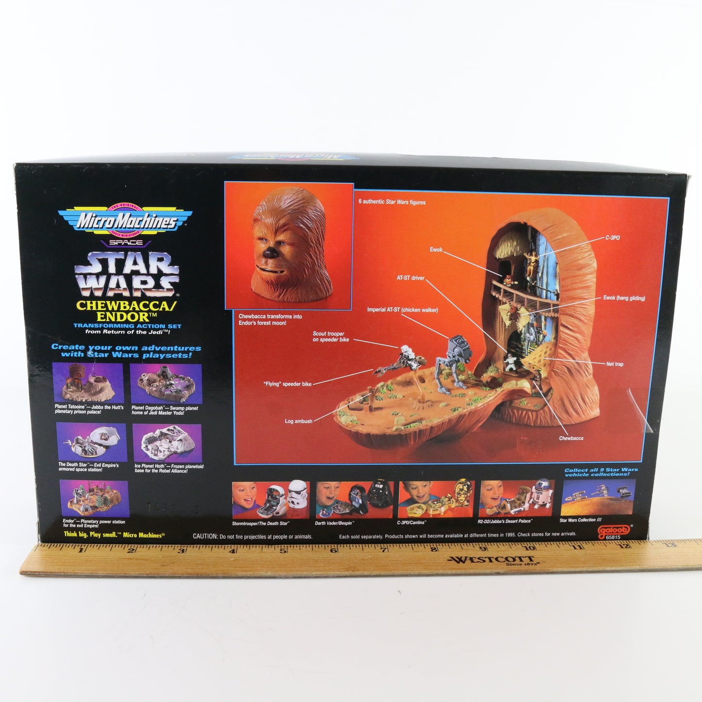 Micro Machines Star Wars Chewbacca Endor Transforming NIB Set Galoob 65815