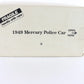 1949 Mercury Police Cruiser Black White Danbury Mint 1:24 Diecast Model