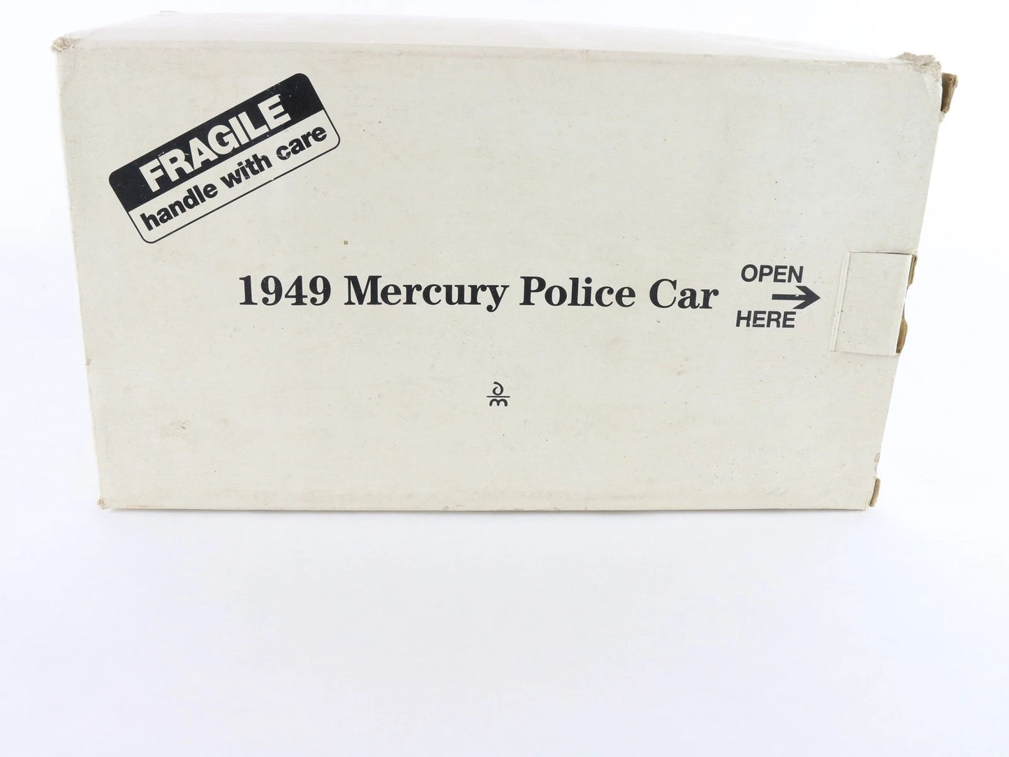 1949 Mercury Police Cruiser Black White Danbury Mint 1:24 Diecast Model